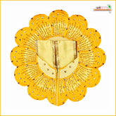 Blended Thread Cutdana Work Lemon & Yellow Laddu Gopal Poshak